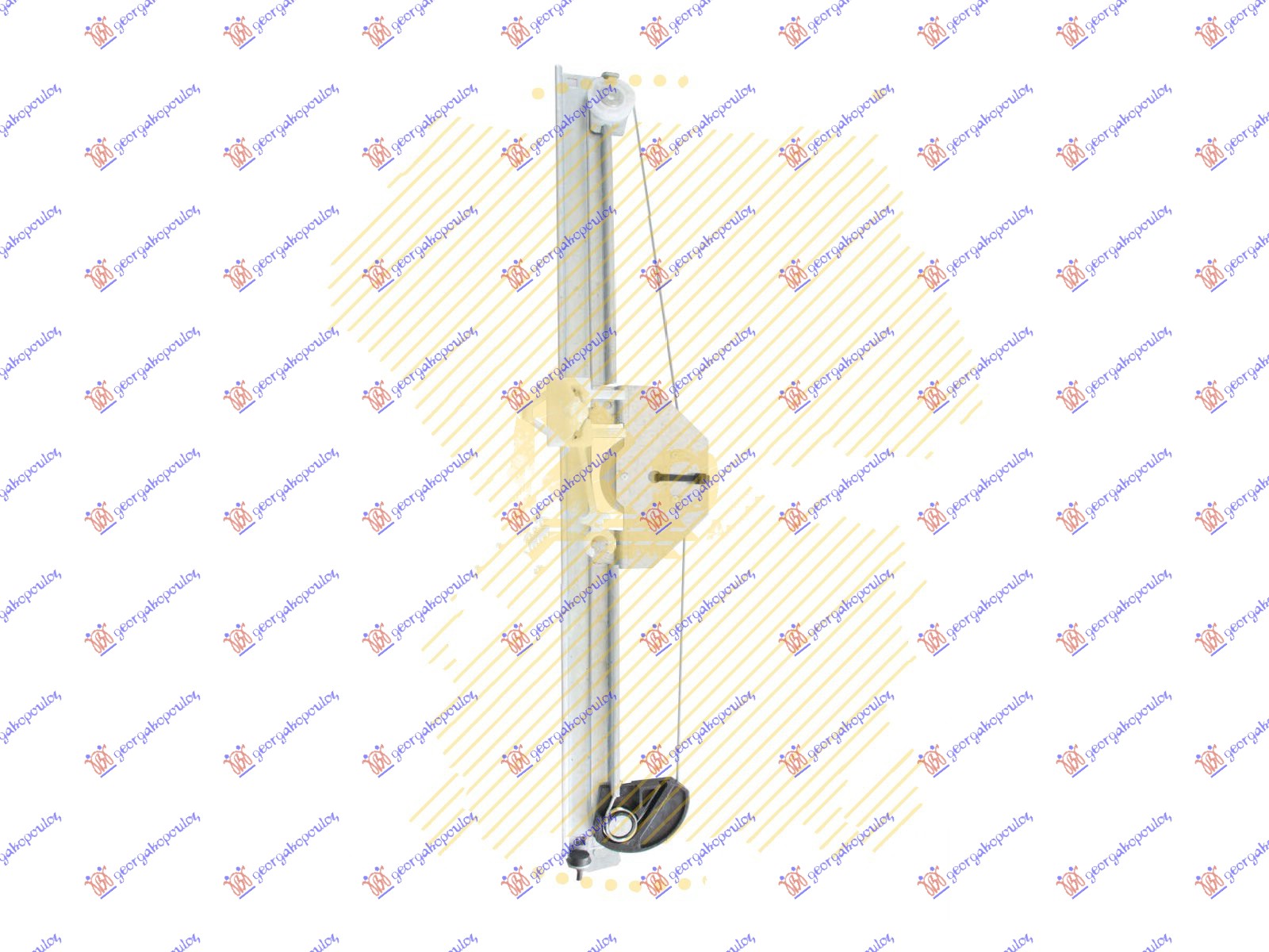 PODIZAC PREDNJEG PROZORA MEHANICKI FIAT FIORINO/QUBO 2008-2016 (225)