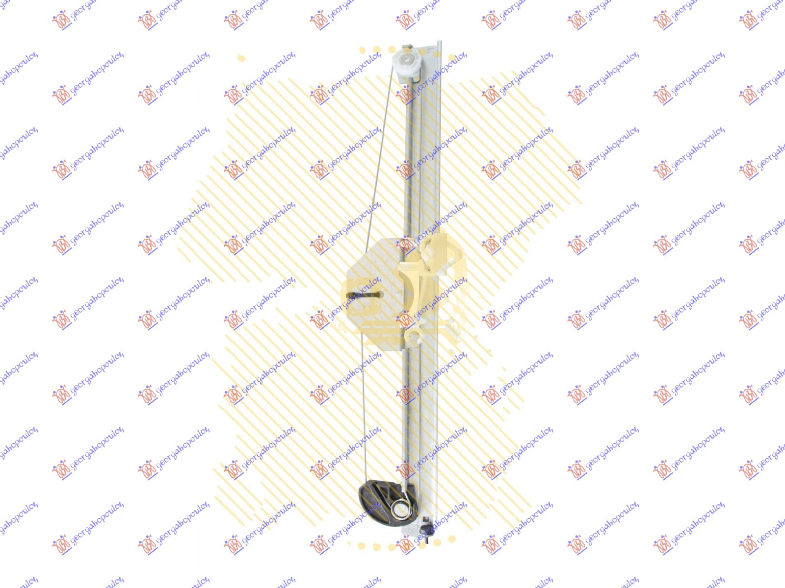 PODIZAC PREDNJEG PROZORA MEHANICKI FIAT FIORINO/QUBO 2008-2016 (225)