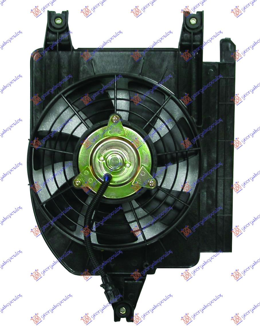VENTILATOR KLIME KOMPLET (BENZIN) KIA RIO 2002-2005 (DC)