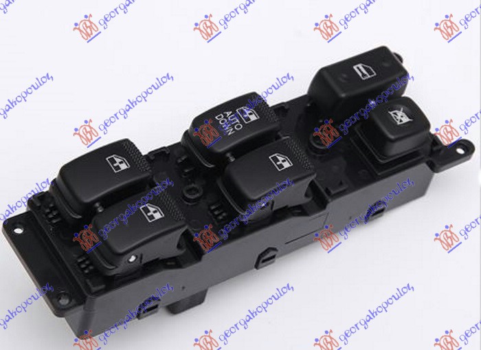 PREKIDAC U PREDNJIM VRATIMA (4 TASTERA) (14 PIN) KIA RIO 2002-2005 (DC)