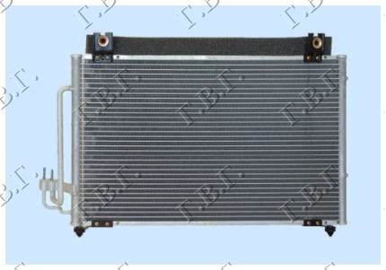 HLADNJAK KLIME 1.3i 8V/1.5i 16V (585x355) KIA RIO 1999-2002 (DC)