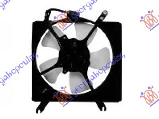 VENTILATOR HLADNJAKA KOMPLET (BENZIN) KIA RIO 1999-2002 (DC)