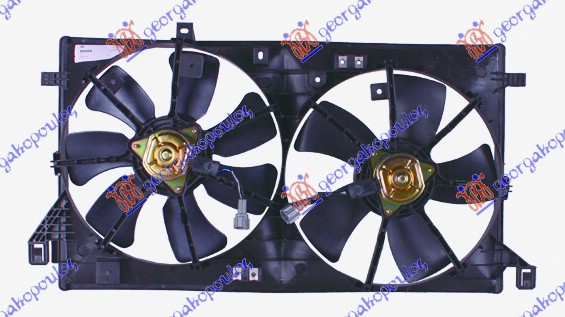 VENTILATOR (DUPLI) KOMPLET (1.6i/16V) MAZDA 3 SDN-H/B  2008-2013 (BL/BK)