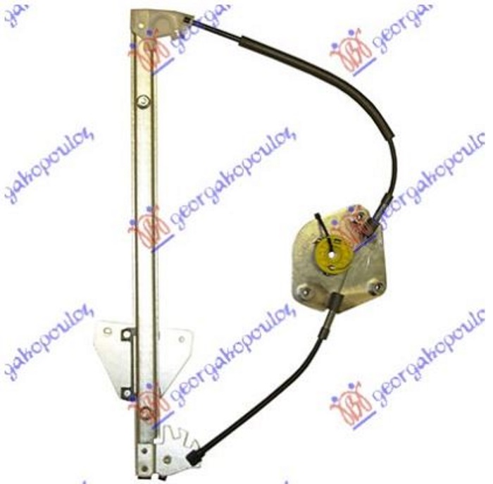 PODIZAC PREDNJEG PROZORA ELEKTRICNI (BEZ MOTORA) MAZDA 3 SDN-H/B  2008-2013 (BL/BK)