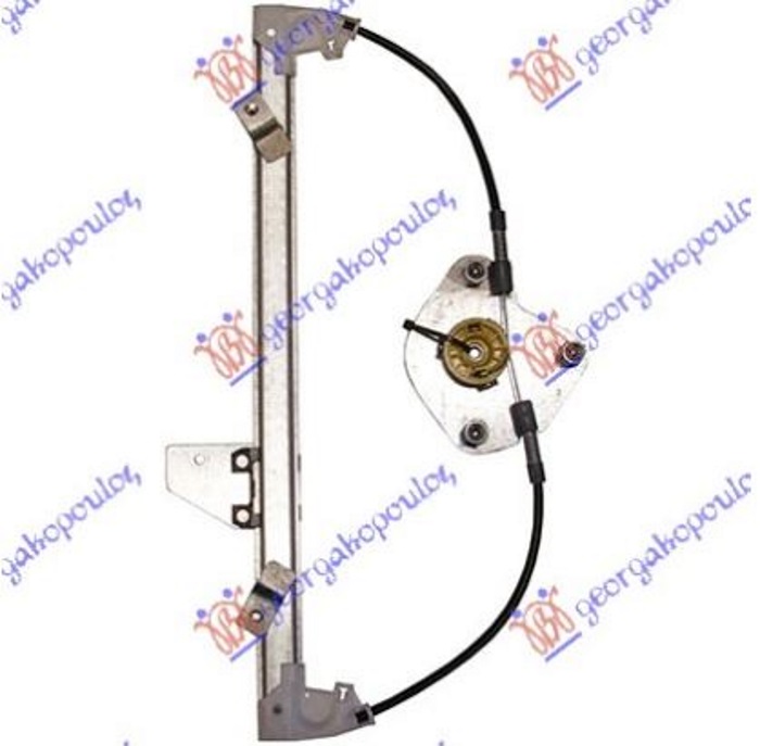 PODIZAC ZADNJEG PROZORA ELEKTRICNI (BEZ MOTORA) MAZDA 3 SDN-H/B  2008-2013 (BL/BK)