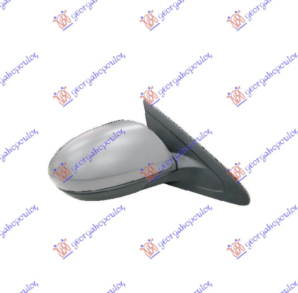 RETROVIZOR ELEKTRICNI SA GREJACEM PM (MIGAVAC) (KONVEKSNO STAKLO) MAZDA 3 SDN-H/B  2008-2013 (BL/BK)
