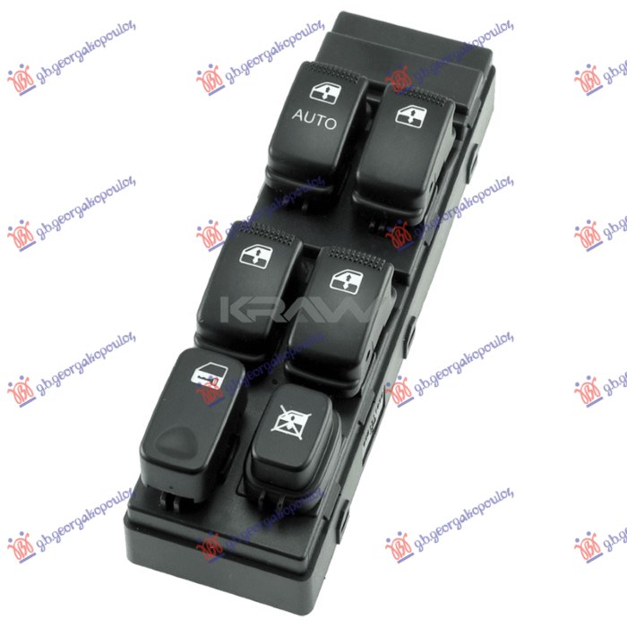 PREKIDAC U PREDNJIM VRATIMA (4 TASTERA) (14 PIN) KIA CERATO 2004-2009 (LD)