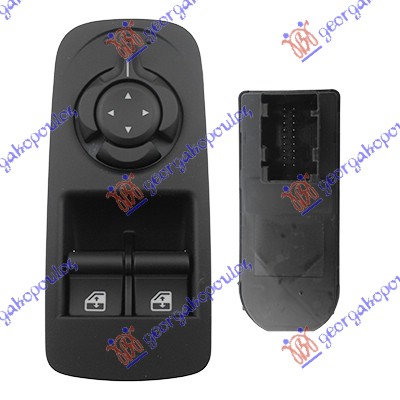 PREKIDAC U PREDNJIM VRATIMA (2 TASTERA) ALFA ROMEO MITO 2008-2018 (955)