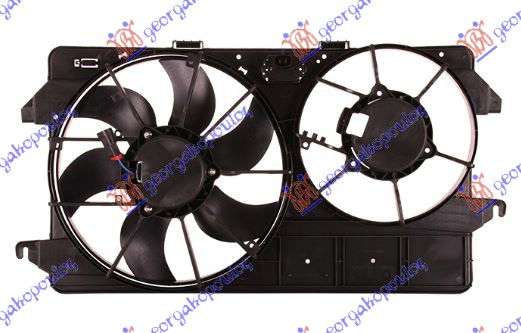 VENTILATOR (DUPLI) (1.8 BENZIN/DIZEL) (1 MOTOR) FORD TRANSIT CONNECT 2003-2010 (P64/P70/P80)