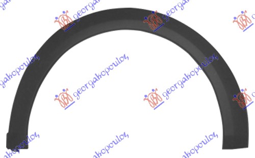 RUB PLASTICNI ZADNJEG BLATOBRANA 2007- FORD TRANSIT CONNECT 2003-2010 (P64/P70/P80)
