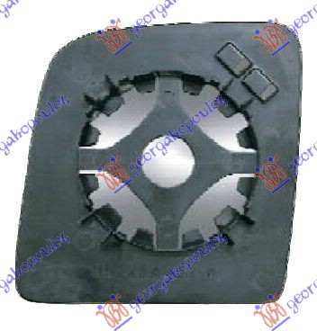 STAKLO RETROVIZORA (VERTIKALNI RETROVIZOR) (GORNJI DEO) (KONVENSNO) FORD TRANSIT CONNECT 2003-2010 (P64/P70/P80)