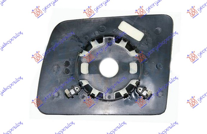 STAKLO RETROVIZORA SA GREJACEM (HORIZONTALNI RETROVIZOR) 2009- (KONVEKSNO) FORD TRANSIT CONNECT 2003-2010 (P64/P70/P80)