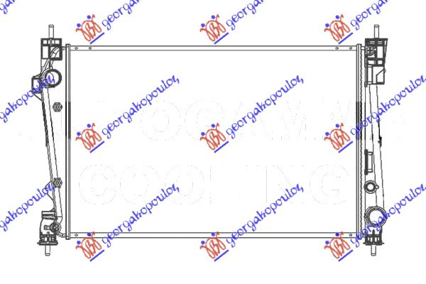 HLADNJAK MOTORA 1.6 JTDM (620x398x26) (NRF) ALFA ROMEO GIULIETTA 2010-2020 (940)