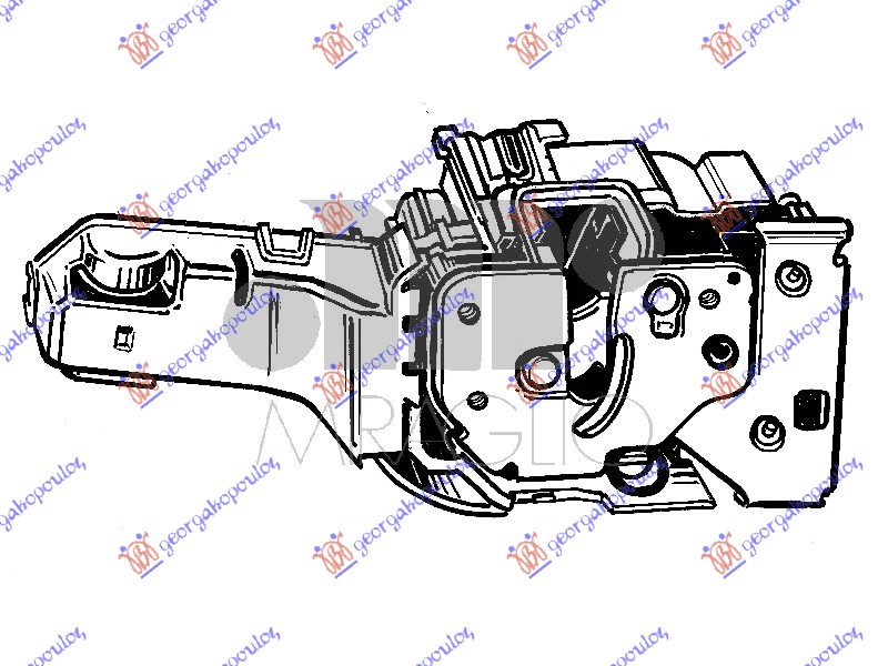 BRAVA PREDNJIH VRATA (CENTRALNO ZAKLJUCAVANJE) (BEZ ALARMA) (6pins) ALFA ROMEO GIULIETTA 2010-2020 (940)