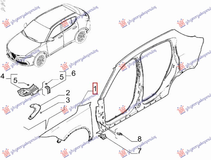 BLATOBRAN ALFA ROMEO TONALE 2022- (965)