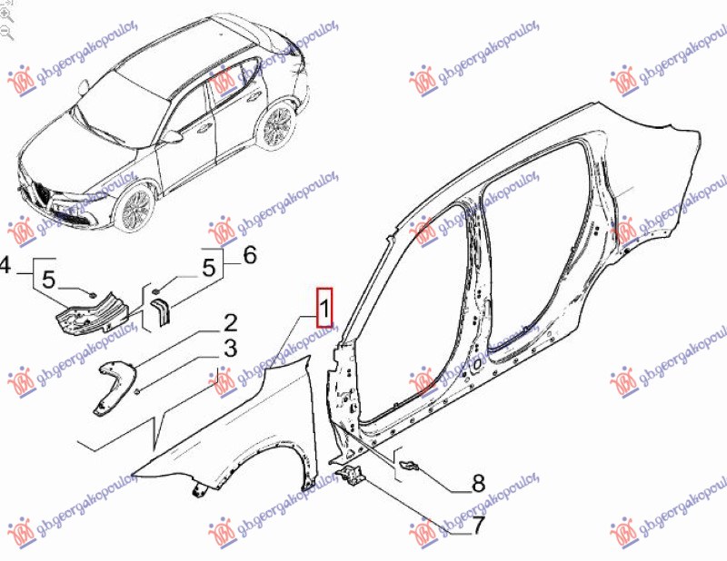 BLATOBRAN ALFA ROMEO TONALE 2022- (965)