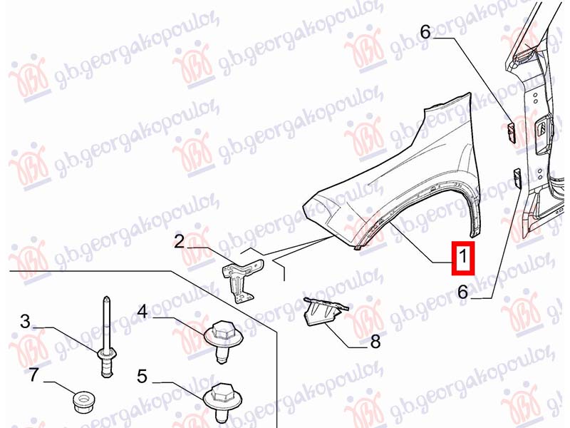 BLATOBRAN (ORIGINALNI) ALFA ROMEO JUNIOR 2024- (626/627)