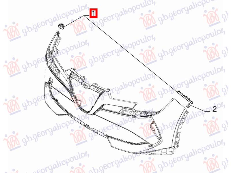 NOSAC PREDNJEG BRANIKA BOCNI PLASTICNI (ORIGINALNI) ALFA ROMEO JUNIOR 2024- (626/627)