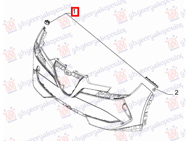 NOSAC PREDNJEG BRANIKA BOCNI PLASTICNI (ORIGINALNI) ALFA ROMEO JUNIOR 2024- (626/627)