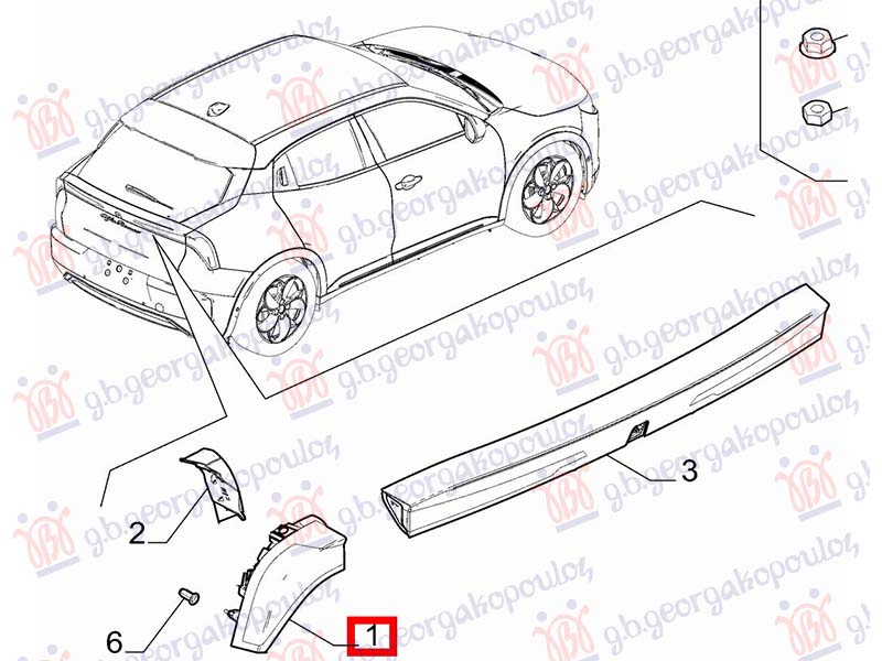 STOP LAMPA SPOLJASNJA (VALEO) ALFA ROMEO JUNIOR 2024- (626/627)