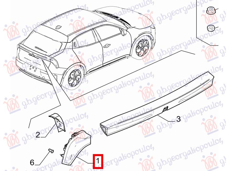 STOP LAMPA SPOLJASNJA (VALEO) ALFA ROMEO JUNIOR 2024- (626/627)