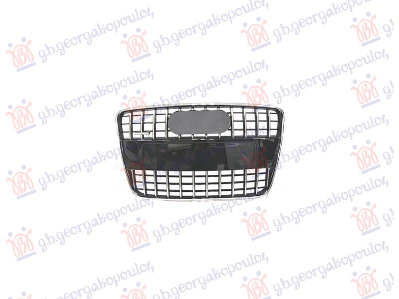 PVC MASKA SVETLO-CRNA AUDI Q7 2009-2015 (HROM LAJSNE) (HROM OKVIR) (DRZAC TABLICE) (S-LINE) (4LB)