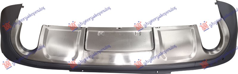 SPOJLER ZADNJEG BRANIKA METAL (OFFROAD) AUDI Q7 2009-2015 (4LB)