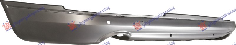 SPOJLER ZADNJEG BRANIKA (BEZ OTVORA ZA LAJSNU) (PDS SENZORI) AUDI Q7 2009-2015 (4LB)