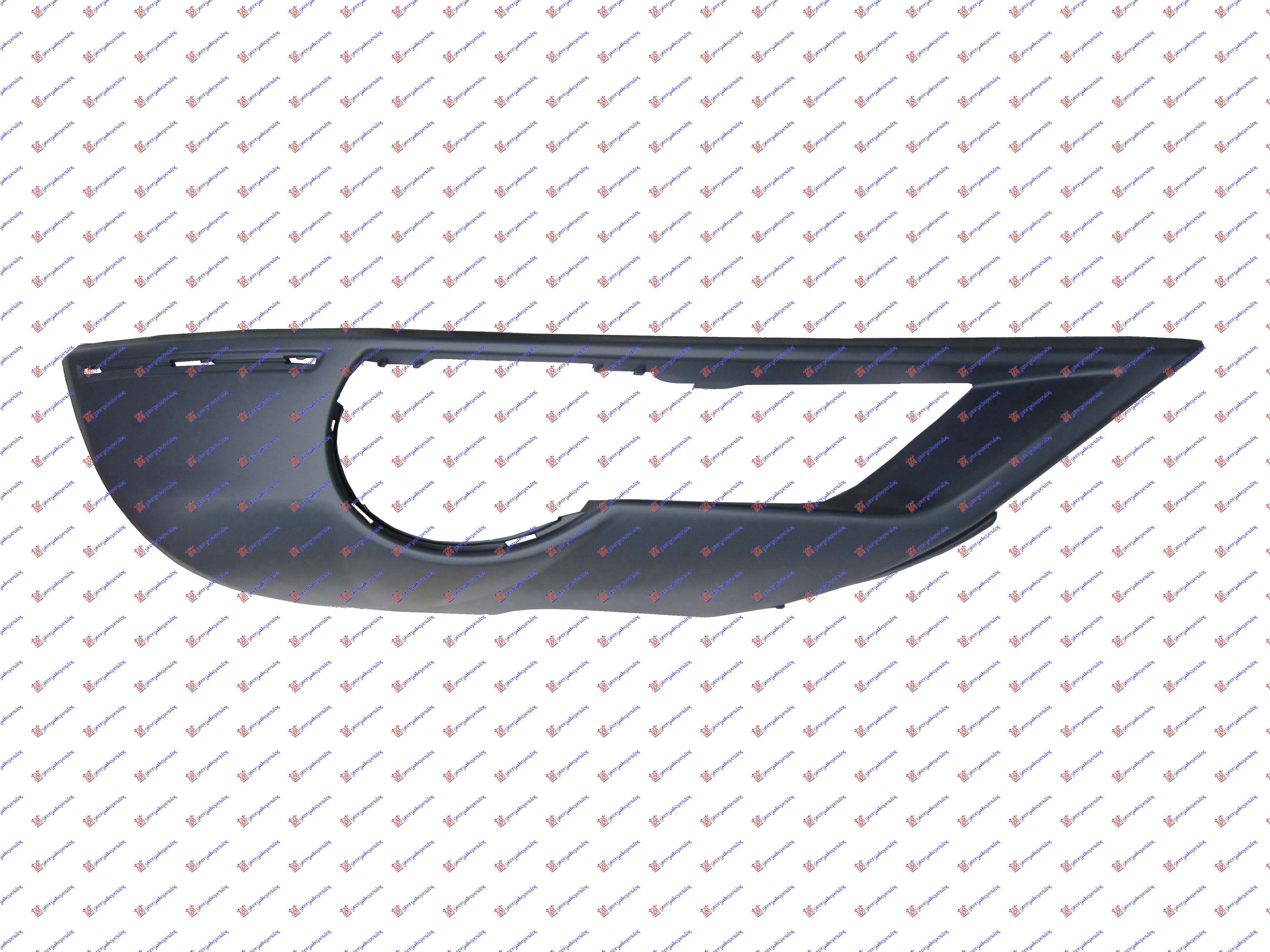 SPOJLER PREDNJEG BRANIKA (SA OTVORIMA ZA LAJSNU) AUDI Q7 2009-2015 (4LB)