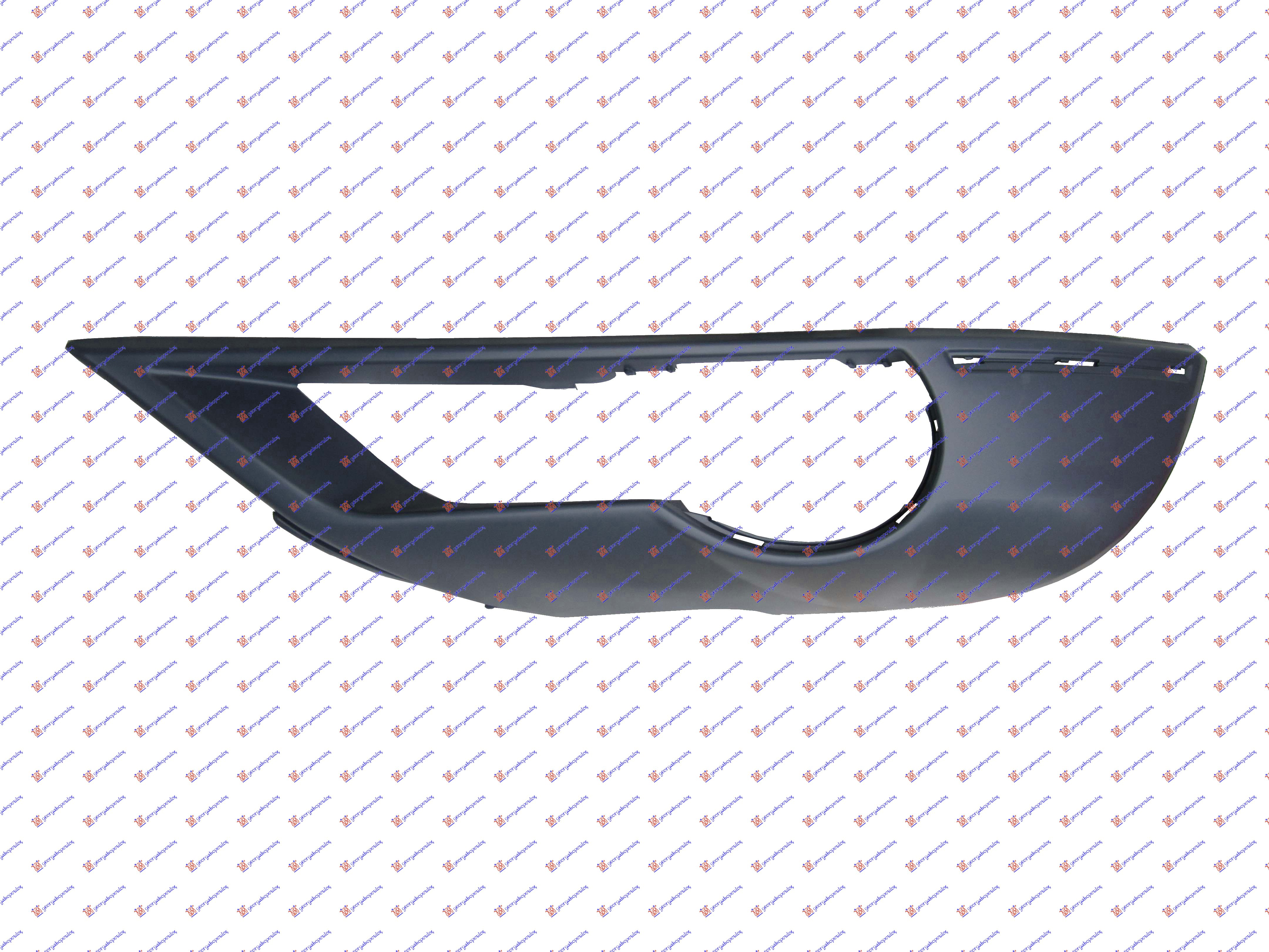 SPOJLER PREDNJEG BRANIKA (SA OTVORIMA ZA LAJSNU) AUDI Q7 2009-2015 (4LB)