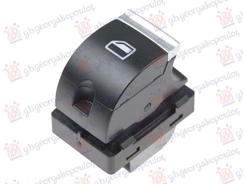 PREKIDAC U PREDNJIM (& ZADNJIM L=D) VRATIMA CRNI/HROM (4 PIN) AUDI Q7 2009-2015 (4LB)