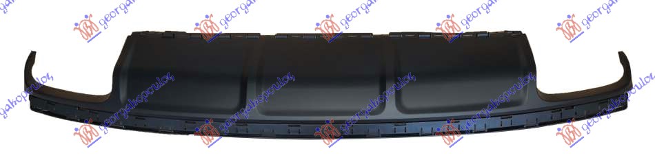 SPOJLER ZADNJEG BRANIKA (2 OTVORA ZA CEVI AUSPUHA) (S-LINE/SQ7) AUDI Q7 2015-2019 (4MB/4MG/4MQ)