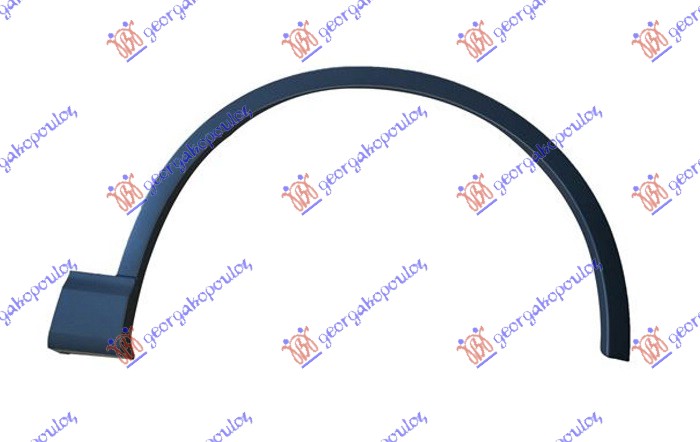 RUB PLASTICNI PREDNJEG BLATOBRANA (S-LINE/SQ7) AUDI Q7 2015-2019 (4MB/4MG/4MQ)