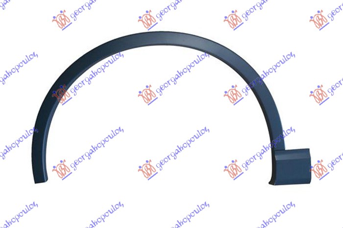 RUB PLASTICNI PREDNJEG BLATOBRANA (S-LINE/SQ7) AUDI Q7 2015-2019 (4MB/4MG/4MQ)