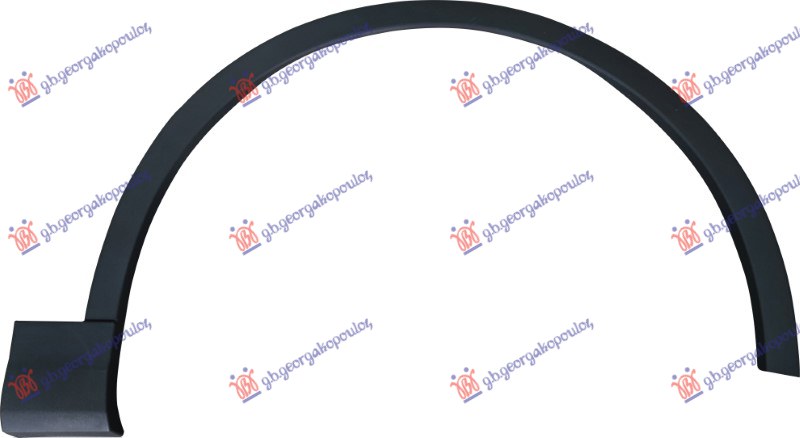 RUB PLASTICNI PREDNJEG BLATORANA CRNI AUDI Q7 2015-2019 (4MB/4MG/4MQ)