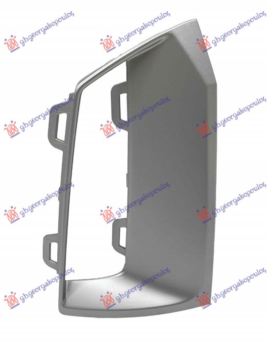 RESETKA PREDNJEG BRANIKA (SA MAGLENKOM) SREBRNA AUDI Q7 2019-2024 (4MB/4MG/4MQ)