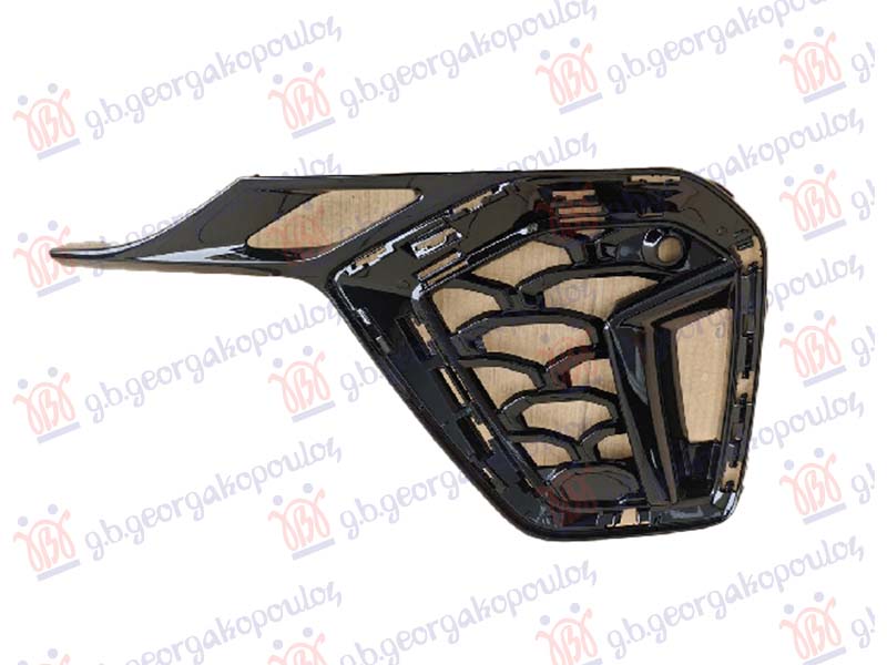 RESETKA PREDNJEG BRANIKA CRNA (PDC SENZOR) (S-LINE) AUDI Q7 2024- (4MB/4MG/4MQ)