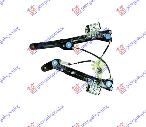 PODIZAC ZADNJEG PROZORA ELEKTRICNI (BEZ MOTORA) AUDI A7 2010-2014 (4GA/4GF)