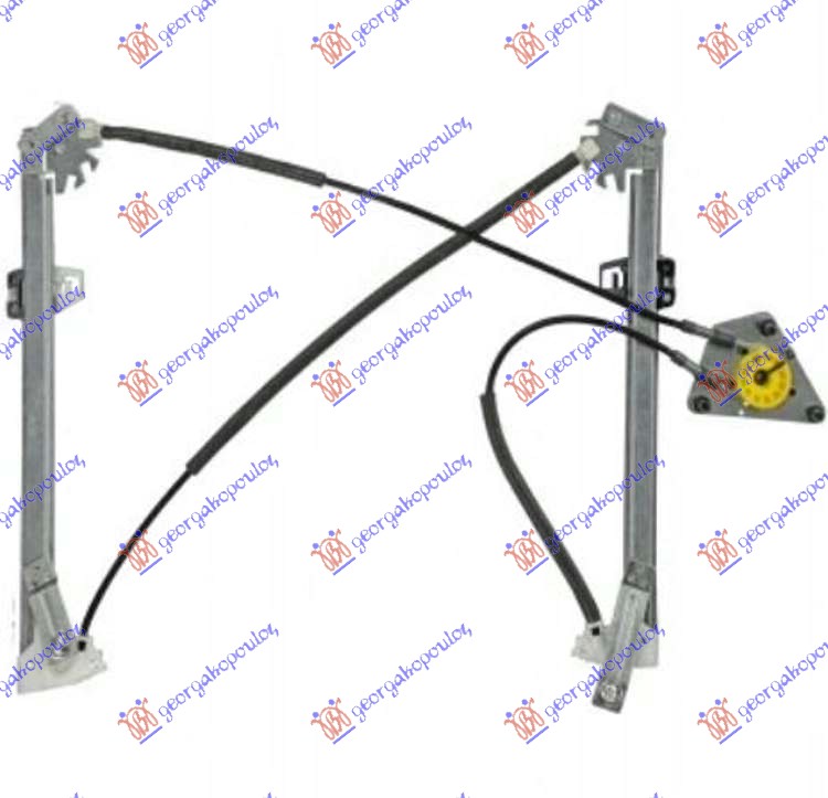 PODIZAC PREDNJEG PROZORA ELEKTRICNI (BEZ MOTORA) AUDI A1 2010-2014 (8X1/8XK/8XA/8XF)