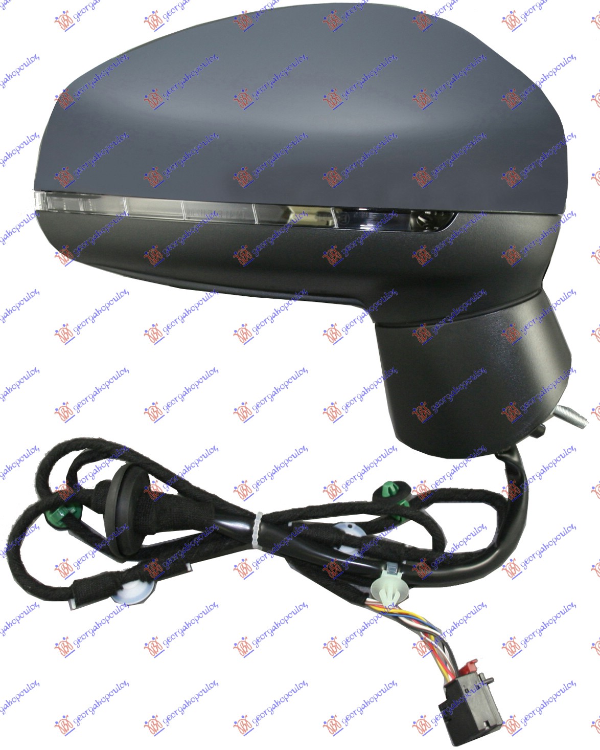 RETROVIZOR ELEKTRICNI SA GREJACEM PM (ELEKTRO-SKLOPIV) (MIGAVAC) AUDI A1 2010-2014 (8X1/8XK/8XA/8XF)