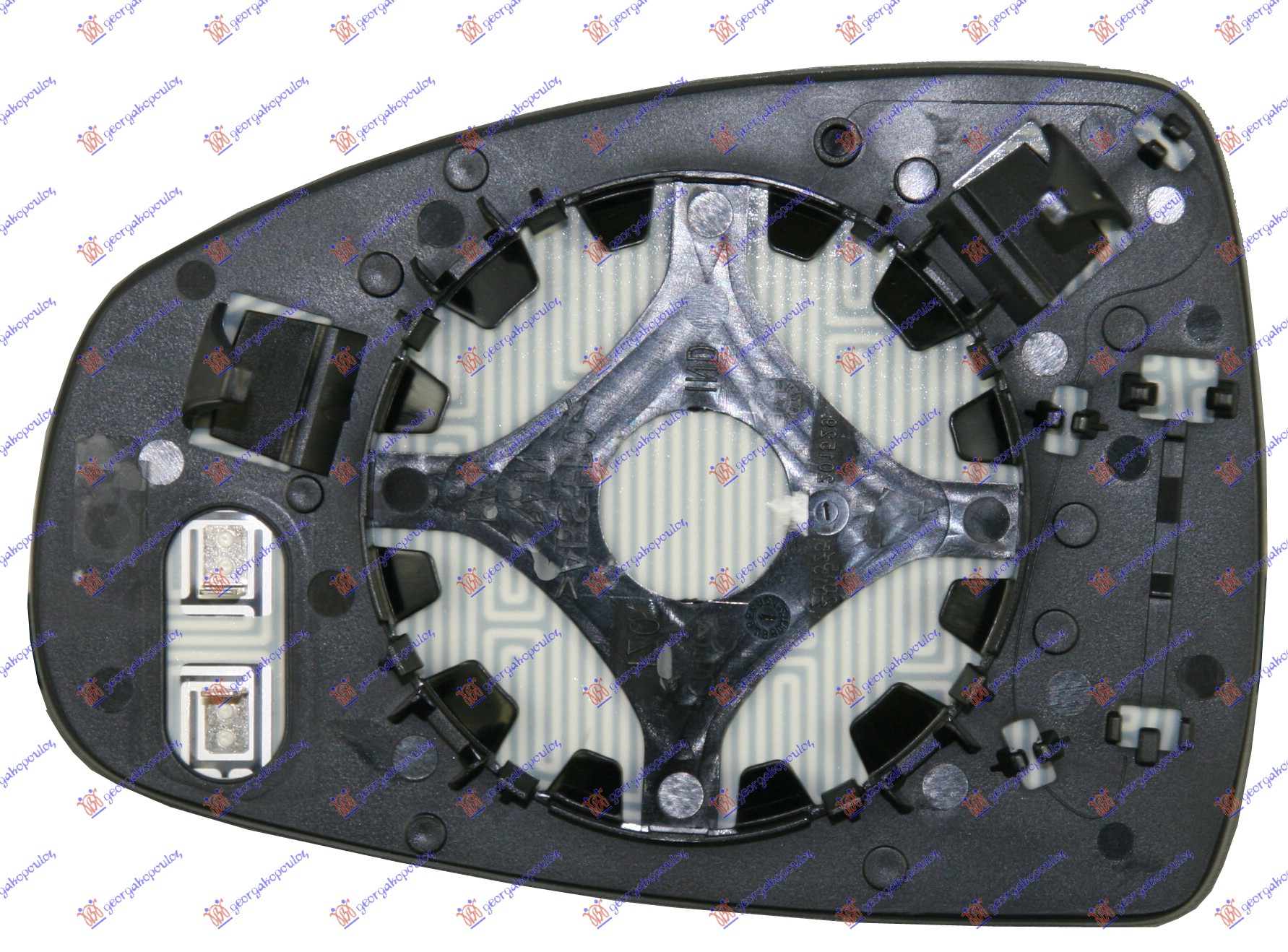 STAKLO RETROVIZORA SA GREJACEM (KONVEKSNO) AUDI A1 2010-2014 (8X1/8XK/8XA/8XF)