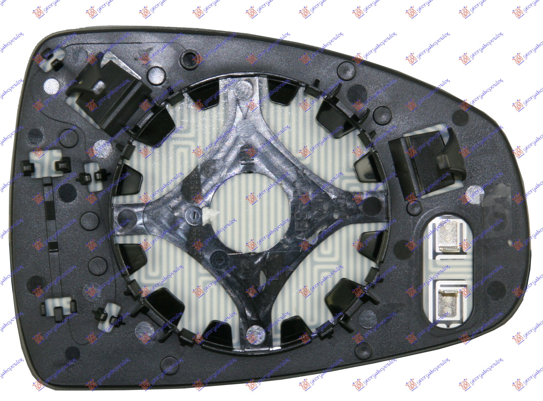STAKLO RETROVIZORA SA GREJACEM (ASFERICNO) AUDI A1 2010-2014 (8X1/8XK/8XA/8XF)