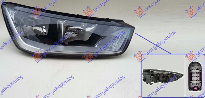 FAR ELEKTRICNI (HELLA) AUDI A1 2014-2018 (8X1/8XK/8XA/8XF)