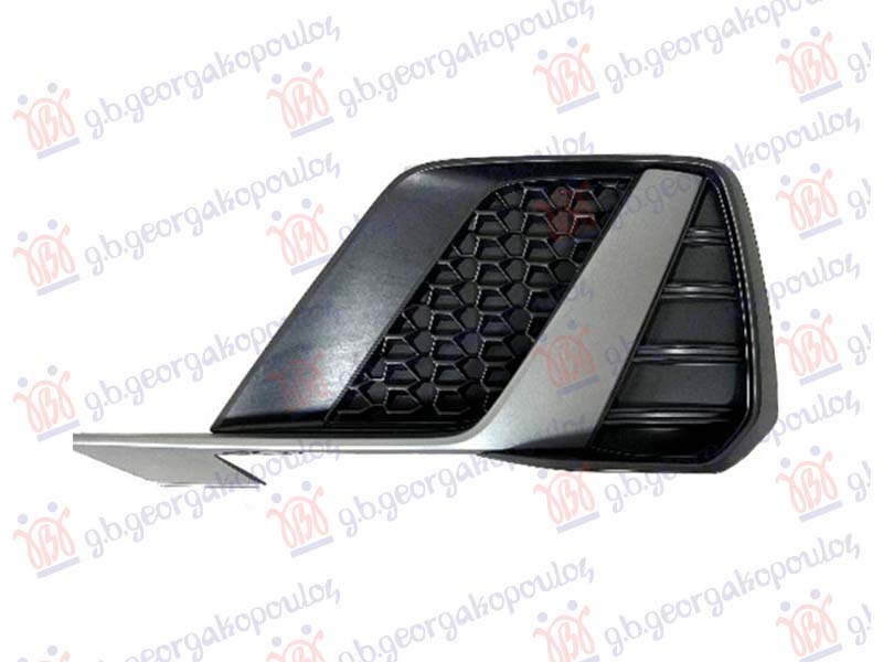 RESETKA PREDNJEG BRANIKA (SA SREBRNOM LAJSNOM) (S-LINE) AUDI A1 2018- (GBA/GBH)