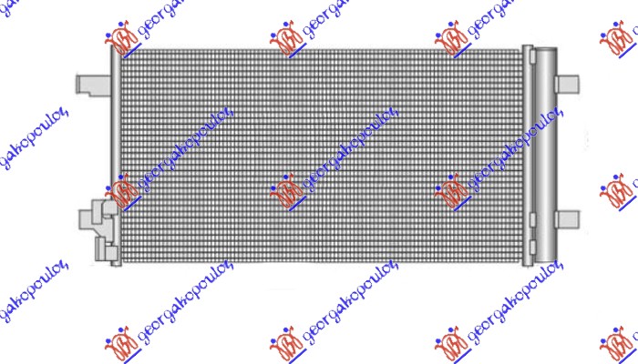 HLADNJAK KLIME 2.0 TFSI BENZIN (606x308x12) SKODA FABIA 2021- (PJ3)