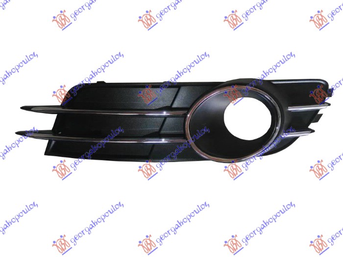 RESETKA PREDNJEG BRANIKA (HROM OKVIR) (HROM LAJSNE) (TEMPOMAT) AUDI A6 2010-2014 (4GH/4GJ/4G2/4GC/4G5/4GD)
