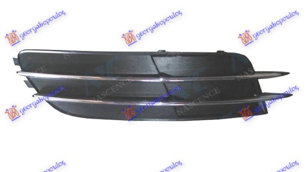 RESETKA PREDNJEG BRANIKA (BEZ MAGLENKE) (HROM LAJSNE) AUDI A6 2010-2014 (4GH/4GJ/4G2/4GC/4G5/4GD)