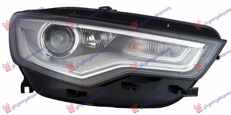 FAR Bi-XENON (AFS) SA LED DNEVNIM SVETLOM (DEPO) AUDI A6 2010-2014 (4GH/4GJ/4G2/4GC/4G5/4GD)