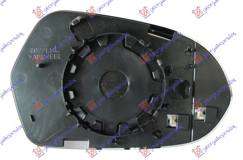 STAKLO RETROVIZORA SA GREJACEM (ASFERICNO) AUDI A6 2014-2018  (4GH/4GJ/4G2/4GC/4G5/4GD)