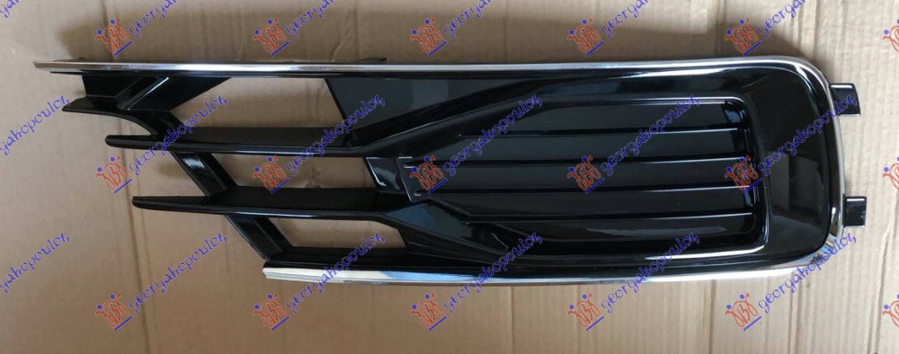 RESETKA PREDNJEG BRANIKA (BLACK EXCLUSIVE) (HROM LAJSNA) AUDI A6 2014-2018  (4GH/4GJ/4G2/4GC/4G5/4GD)